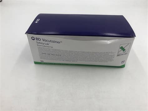 Bd Vacutainer Safety Lok Blood Collection Set G X In X In