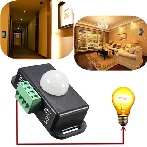 Module Automatic Dc 12v 24v 8a Body Infrared Pir Movement Sensor Switch Human Motion Sensor