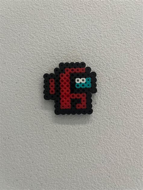 Among Us Keychain Bead Art Etsy
