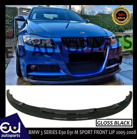 For Bmw Series E E M Sport Front Splitter Bumper Lip Pre Lci