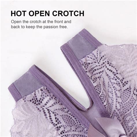 Culotte Slip Culotte Sexy En Dentelle Pour Femmes Sous V Tements Ouverts L Entrejambe Lingerie