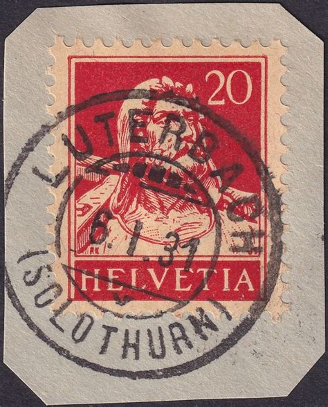 Idealer Vollstempel LUTERBACH SO 6 JAN 1931 Nr 174 Kaufen Auf Ricardo