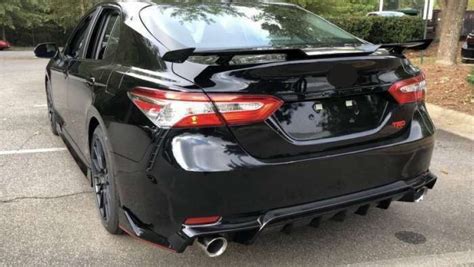 Fit 2018 2023 Toyota Camry Trd Style Rear Trunk Spoiler Abs Painted Superautousa