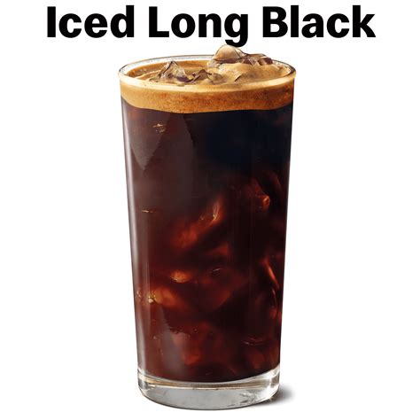 Mccafé® Iced Long Black Drinks Mcdonalds Australia