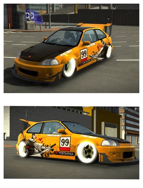 EK9 Design Samurai Car Sticker