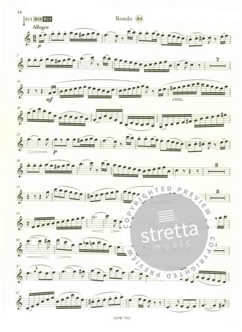 Concerto For Clarinet And Orchestra In A Major Kv 622 Van Wolfgang