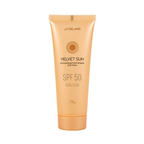 Флюид солнцезащитный SPF 50 для лица, 75 г | Liv Delano