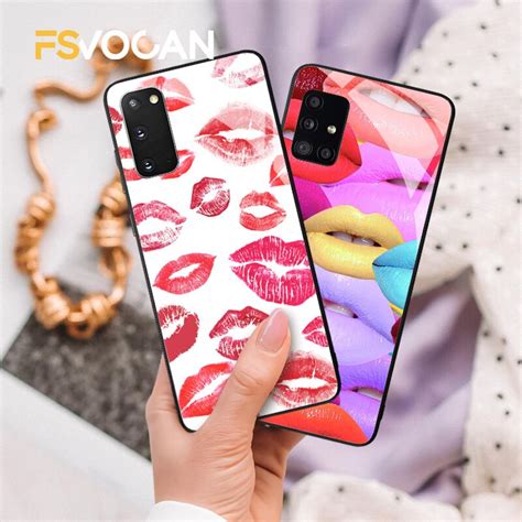 Kiss Red Lips Phone Cases For Galaxy S S S Fe Plus Ultra Samsung