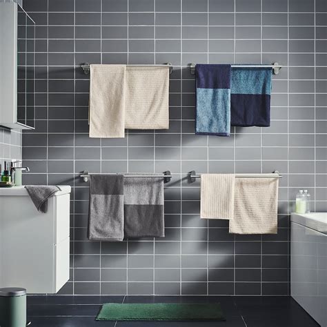 HimleÅn Bath Towel Dark Greymélange 70x140 Cm Ikea