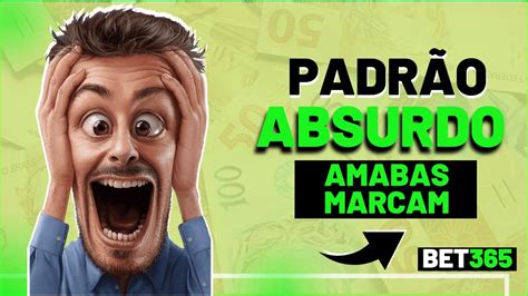 O MELHOR PADRÃO PARA GANHAR DINHEIRO NA BET365 AMBAS MARCAM FUTEBOL