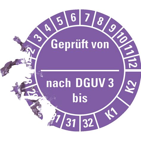 Pr Fpl Gepr V N Dguv Vorschrift K K Violett Kroschke