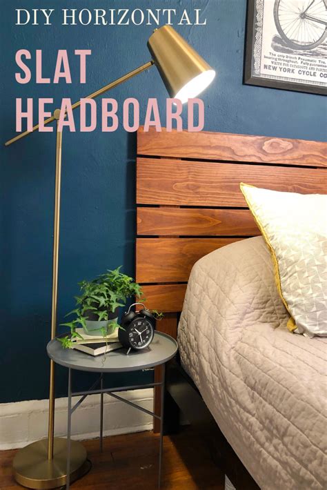 DIY Wood Slat Headboard Crafty Lumberjacks