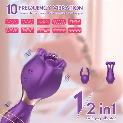Waterproof Clitoral Sucking Vibrator With Motion Dildo G Spot