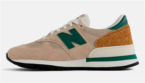 New Balance Made In USA 990 Tan Green Backseries