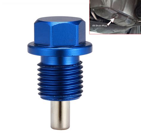 M14x1 5 Car Engine Magnetic Oil Drain Plug Screw Nut Bolt Sump Nut