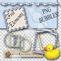 GRANNY ENCHANTED S BLOG Free Digital Scrapbook Paper Pack Bath Time