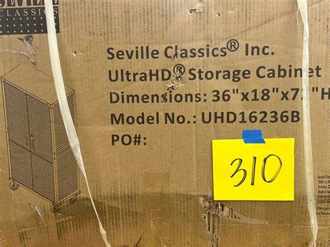 Seville Ultrahd Storage Cabinet In Box Earl S Auction Company