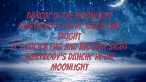 Toploader Dancing In The Moonlight Lyrics Music Video Youtube