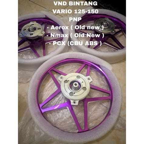 Jual Velg Aerox VND Vspeed Bintang Pnp Aerox Lexi Nmax Pcx V160 Adv