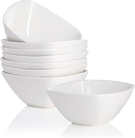 MALACASA Série Regular 8pcs 5 5 Bol Porcelaine Bol à Céréales Soupe