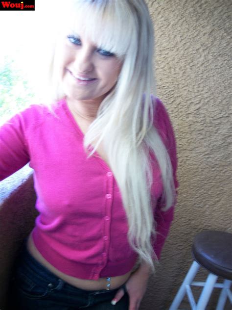 Cute Blonde Amateur Poses For Her First Shoot With Wouj Photos