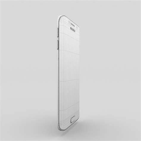 Samsung Galaxy S6 Edge White Pearl 3d Model