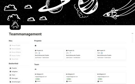 Teammanagement Vorlage Notion Marketplace