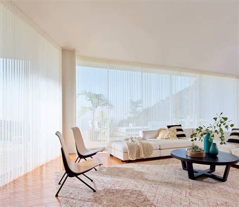 Luminette Privacy Sheers Hunter Douglas Vertical Shades In Ultra Modern