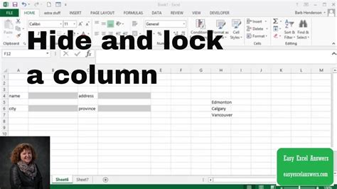 Excel Hide And Lock Worksheets