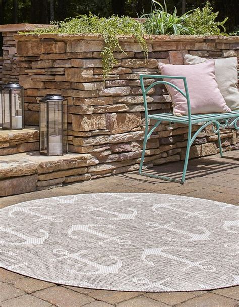 Amazon Unique Loom Outdoor Coastal Collection Area Rug Ahoy