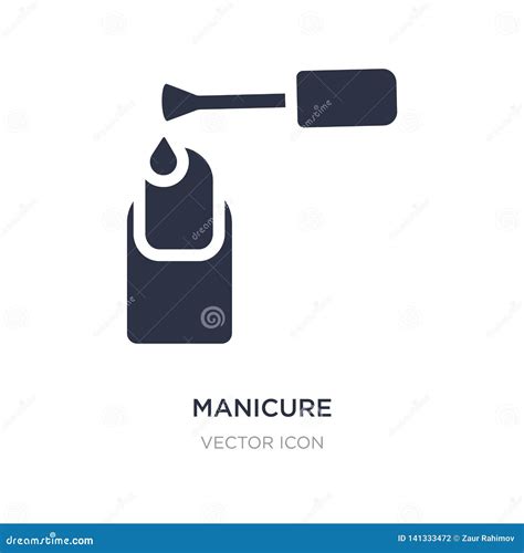 Manicure Icon On White Background Simple Element Illustration From