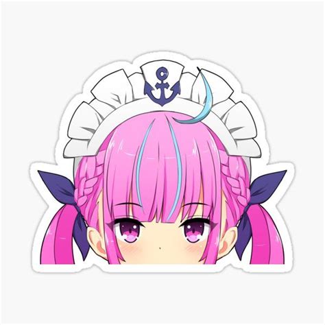 Hololive Minato Aqua Hololive Stickers Vtuber Stickers Sticker By