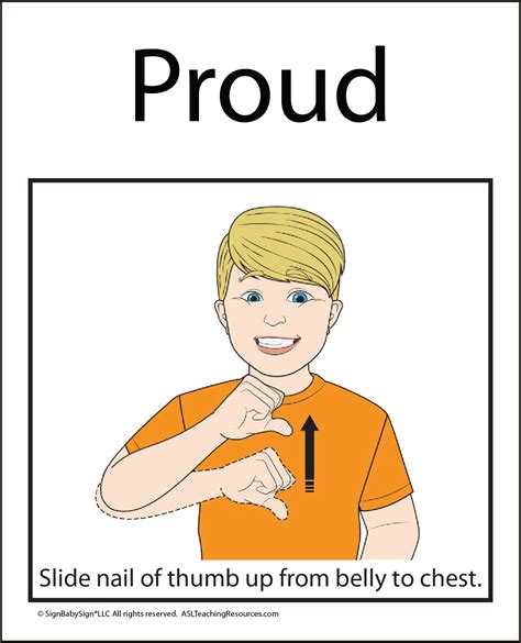 Wall Chart Book 12 Signs For Emotions Asl Teaching Resources