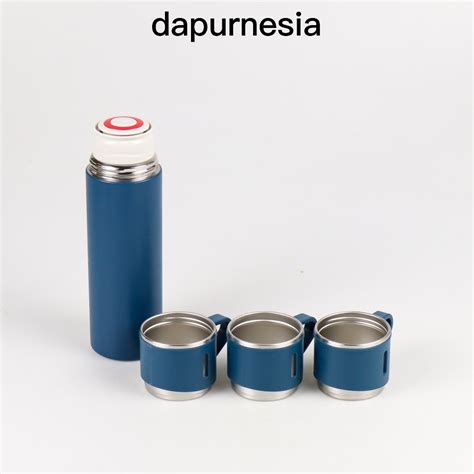 Botol Minum Tumbler Thermos Stainless Steel Ml Dengan Cangkir