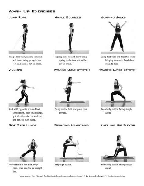 Warm Up Exercises