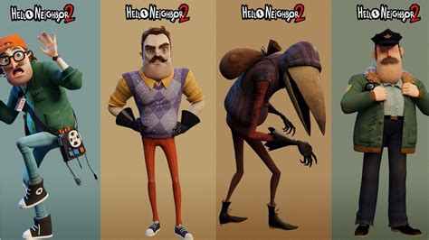 Hello Neighbor 2 Info About The Characters Youtube