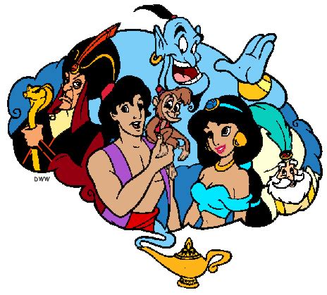 aladino y su Lampara maravillosa Jazmín Personajes de Disney ALADDIN