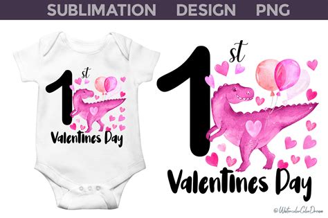 My First Valentines Day By Watercolorcolordream Thehungryjpeg