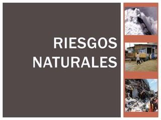 Riesgos Naturales PPT