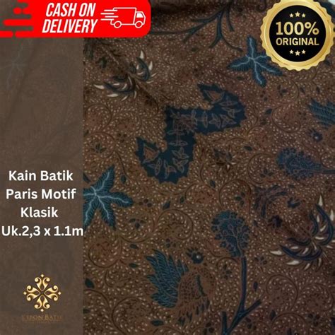 Kain Batik Paris Motif Klasik Batik Solo Bahan Rok Lilit