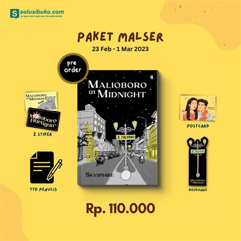 Jual Pre Order Buku Malioboro At Midnight Skysphire Penerbit Bukune Bonus Special Shopee