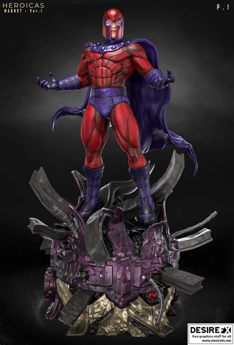 Desire Fx D Models Magneto Marvel D Print Model