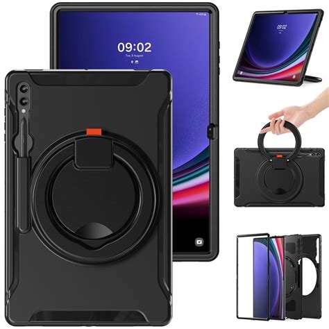 Wholesale For Samsung Galaxy Tab S8 Ultra 14 6 X900 X906 Rotary Kickstand Pc Tpu Tablet Case