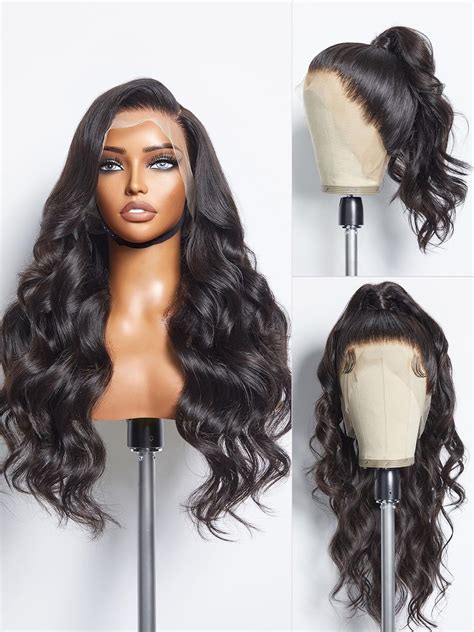 Amazon LUVME HAIR 16 Loose Body Wave 360 Lace Frontal Wigs