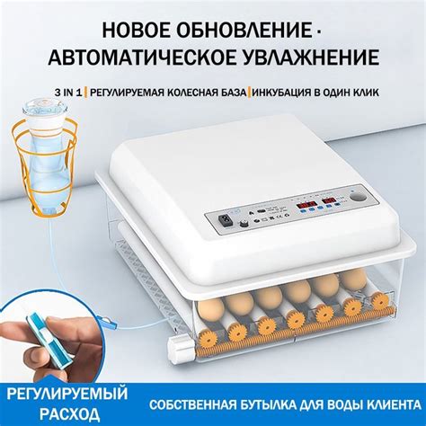120 Полностью автоматический яичный инкубатор яиц цифровой яиц 220/12 В ...