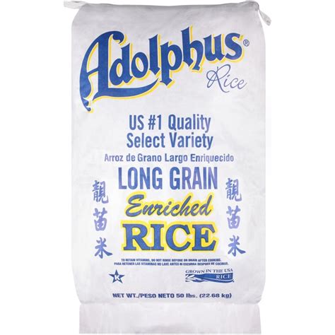 Adolphus Long Grain Enriched Rice 50 Lb Instacart