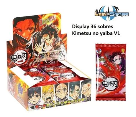 Display 36 Sobres Cartas Kimetsu No Yaiba Demon Slayer V1 En Venta En