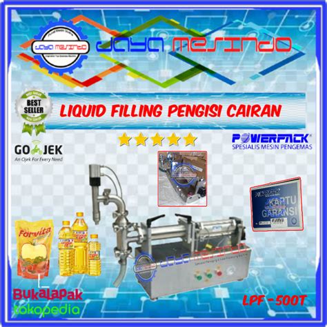 Jual Mesin Liquid Filling Pengisi Cairan Kental Lpf T Powerpack