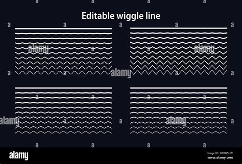 L Neas Movibles Editables Conjunto De Curvas Onduladas Y Trazos