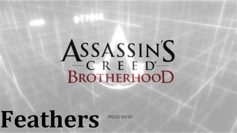 Assassins Creed Brotherhood 100 Playthrough Feathers Youtube